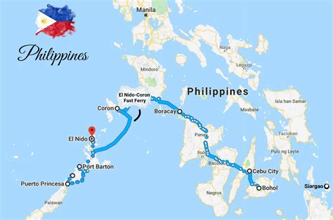 Dublin, Ireland to Manila, Philippines .